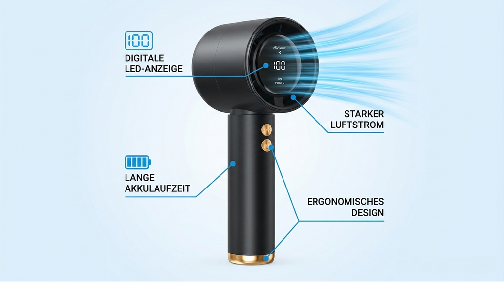 Breezeo Mini X - Dein Hochwertiger Mini Ventilator