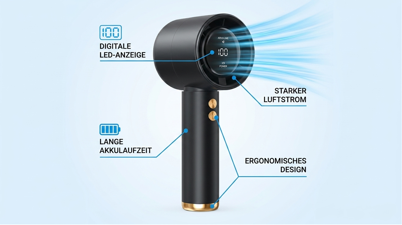 Breezeo Mini X - Dein Hochwertiger Mini Ventilator